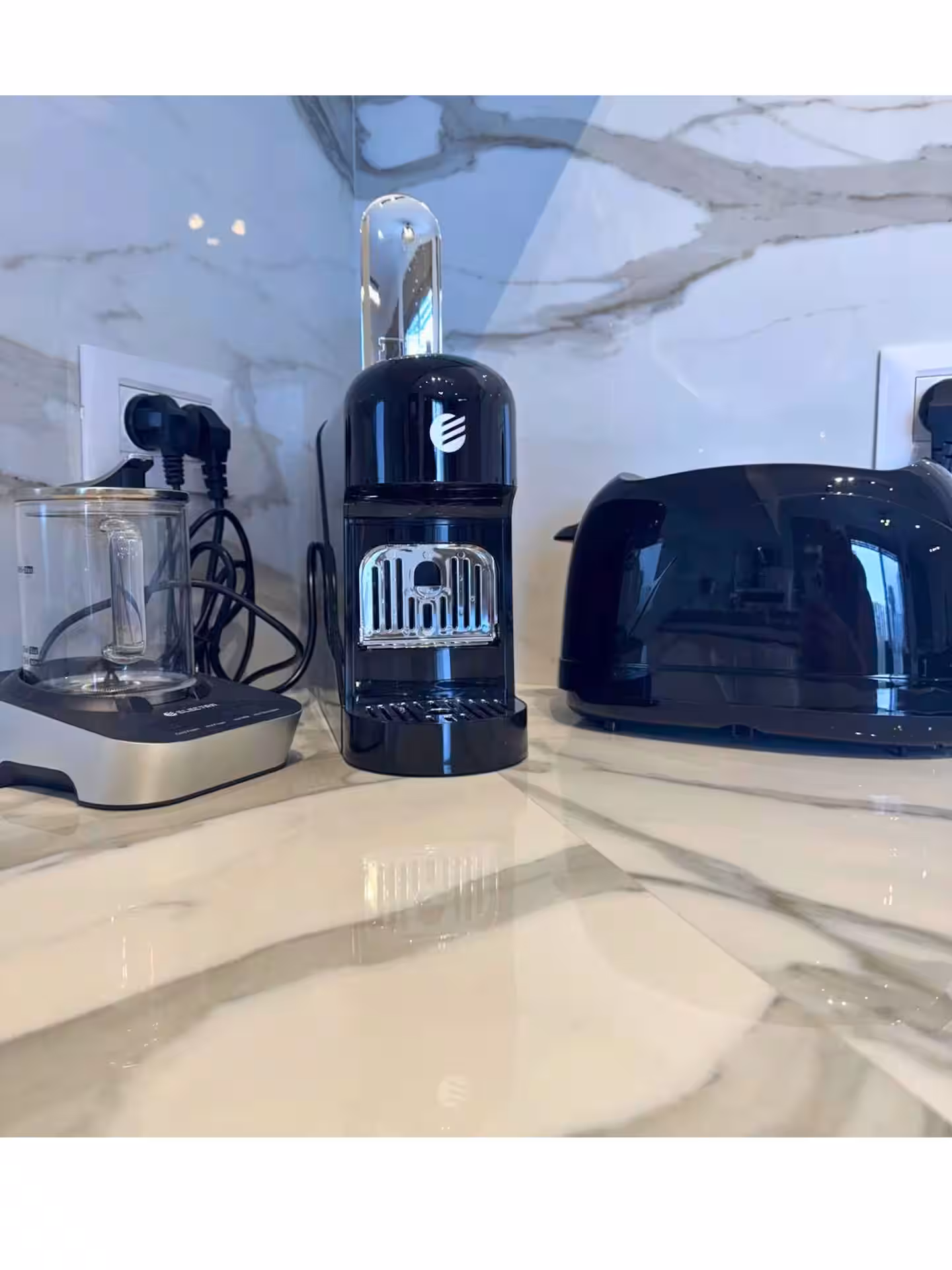 Espresso machine and toaster
