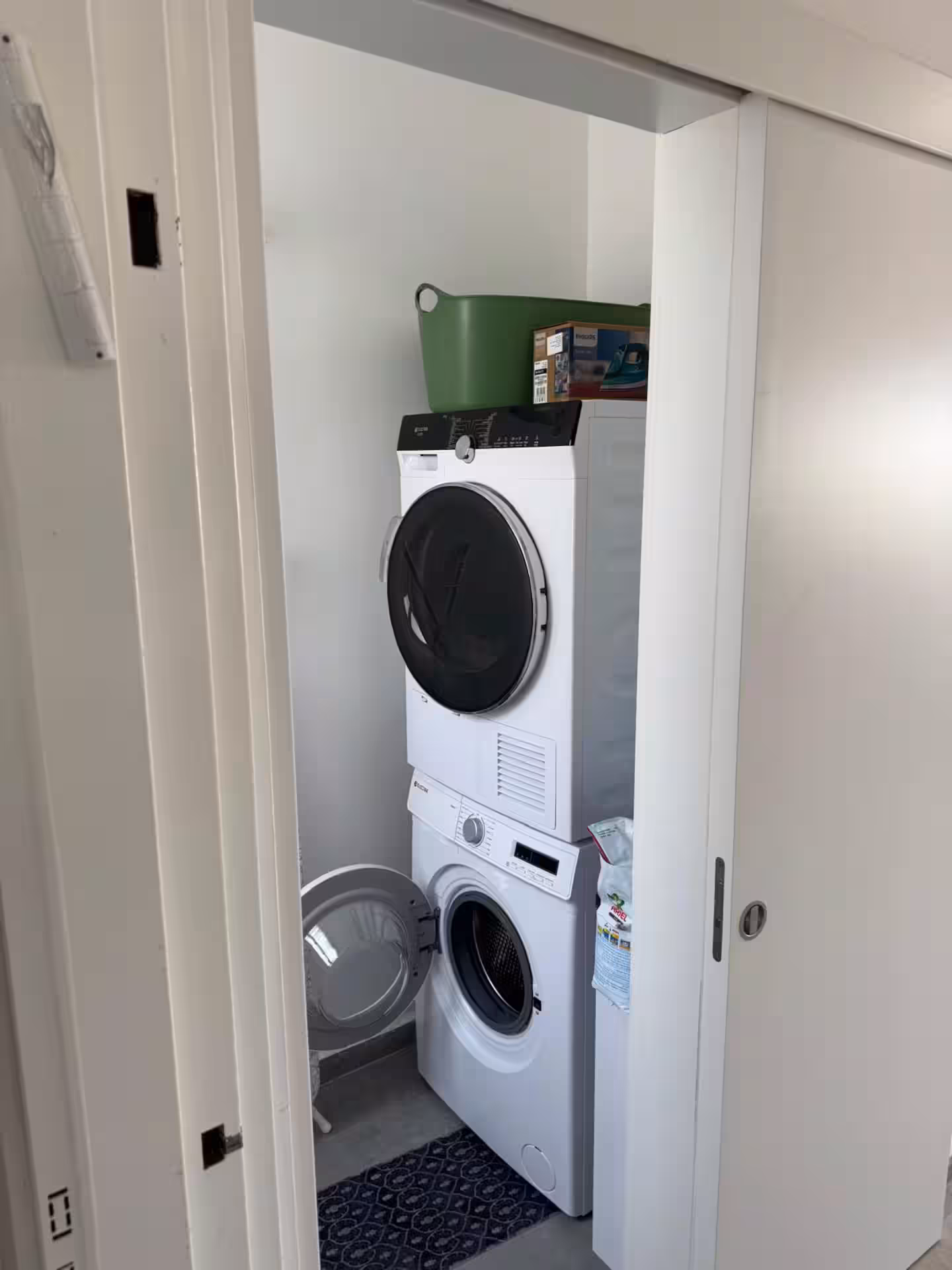Laundry room with washer and dryer